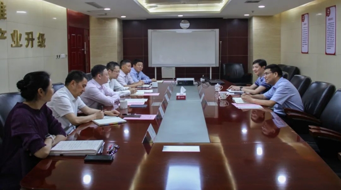 市財(cái)政局閻金平副局長(zhǎng)赴公司開展業(yè)務(wù)調(diào)研