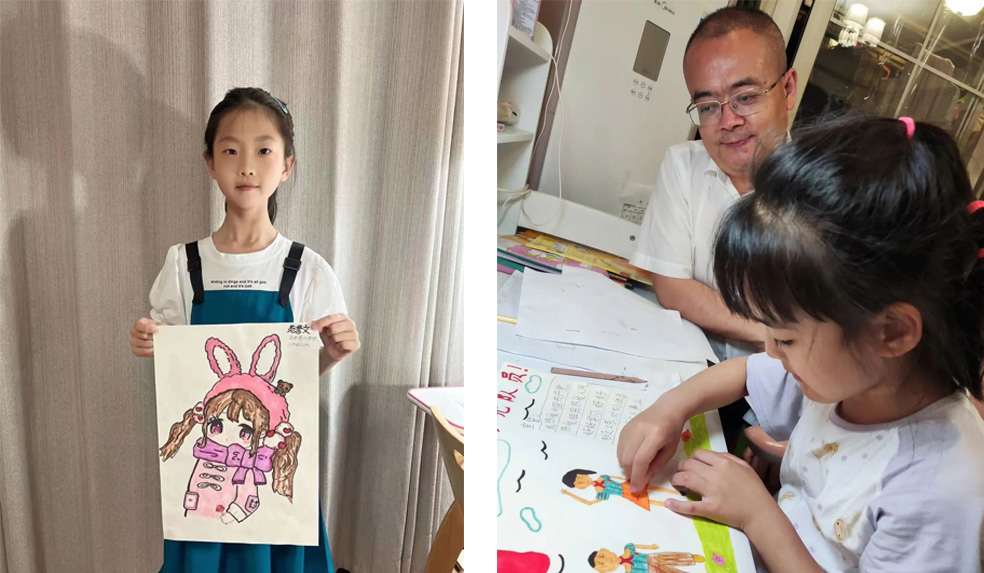 童心向黨 || “西投寶寶”們的親子繪畫作品展來啦！看看你pick哪個(gè)！